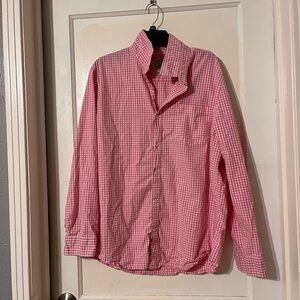Pink Gingham Men's Shirt